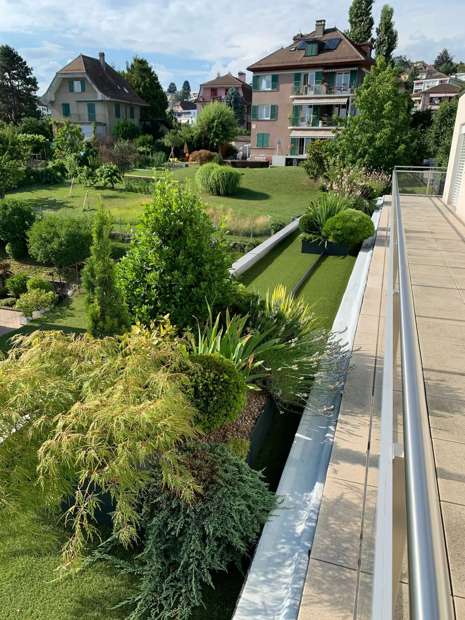Aménagement complet d'un jardin à Neuchâtel